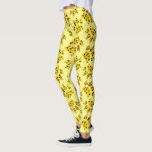 Leopard Paw Print Patroon Leggings (Links)