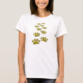 Leopard Paw Print T-shirt (Voorkant)