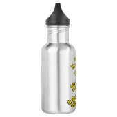 Leopard Paw Print Waterfles (Links)