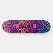 Leopard Personalized Skateboard Deck (Horizontaal)