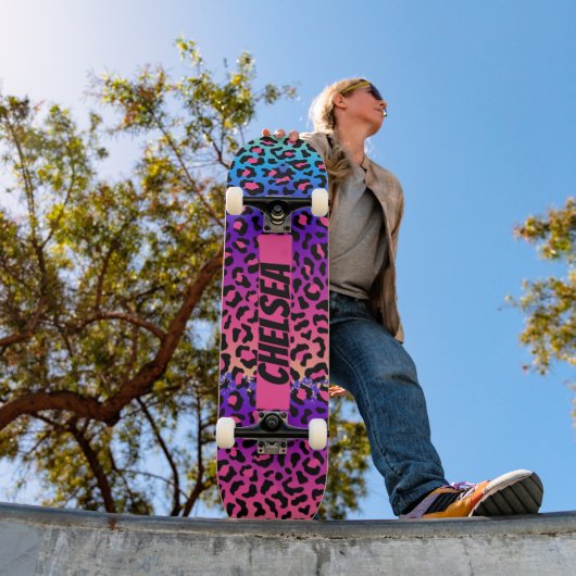 Leopard Personalized Skateboard Deck (Buiten 1)