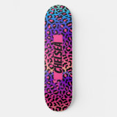 Leopard Personalized Skateboard Deck (Voorkant)