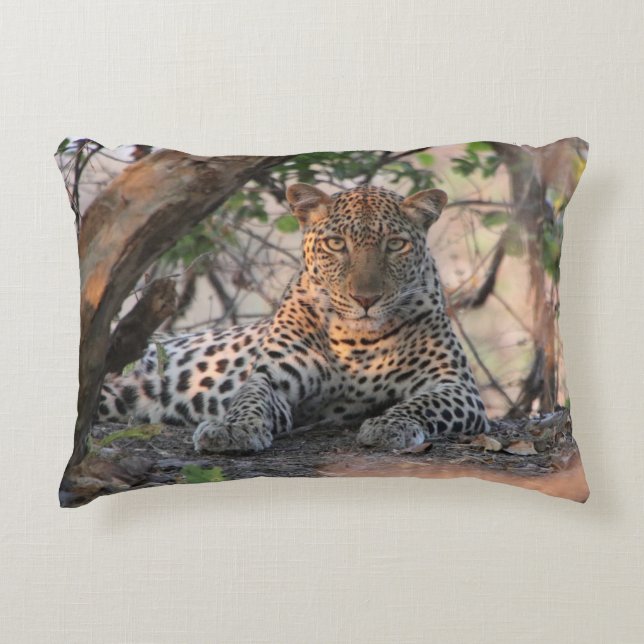Leopard Pillow Decoratief Kussen (Voorkant)