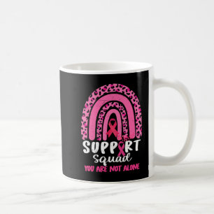 Leopard Pink Rainbow Support Squad Breast Cancer A Koffiemok
