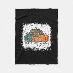 Leopard pompoen herfst zijn Herfst Yall Thanksgivi Fleece Deken