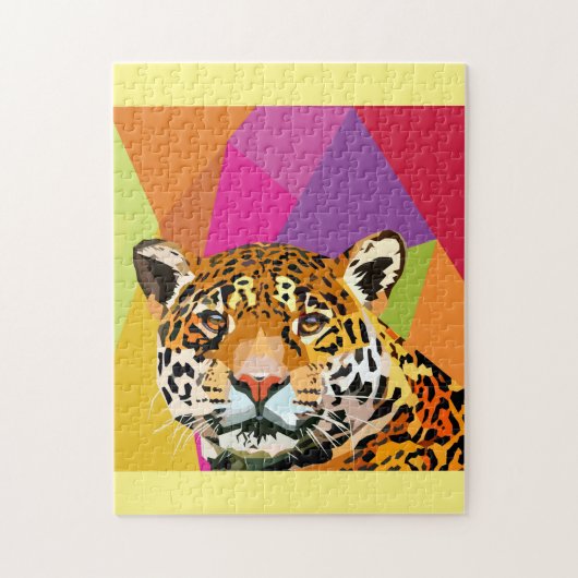 Leopard Pop Art Legpuzzel (Verticaal)