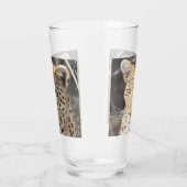 Leopard-portretfoto Glas (Rechts)