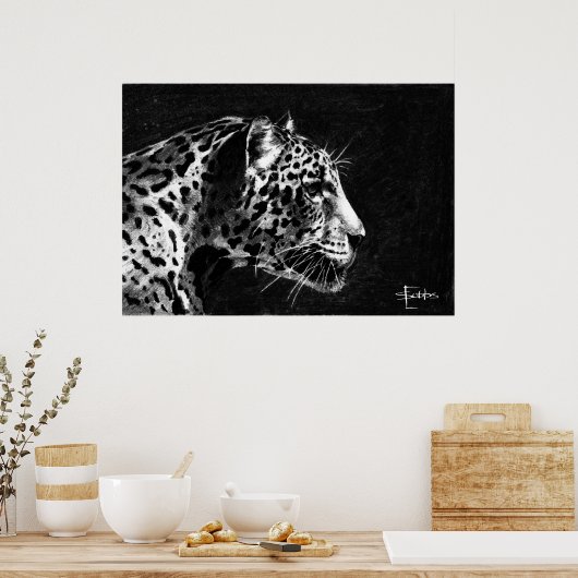 Leopard Poster (Keuken)