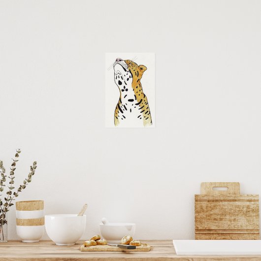 Leopard Poster (Keuken)