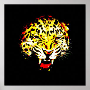 Leopard-Poster afdrukken - Posters voor luipaarden