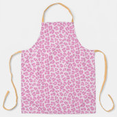 Leopard Preppy Pink Line Schort (Voorkant)