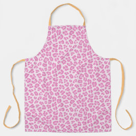 Leopard Preppy Pink Line Schort