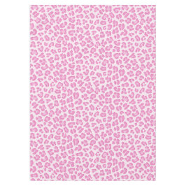 Leopard Preppy Roze Lijn - Recept Poster Tafelkleed