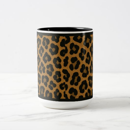 "LEOPARD PRINT" - 15 OZ. COFFEE MUG (Centre)