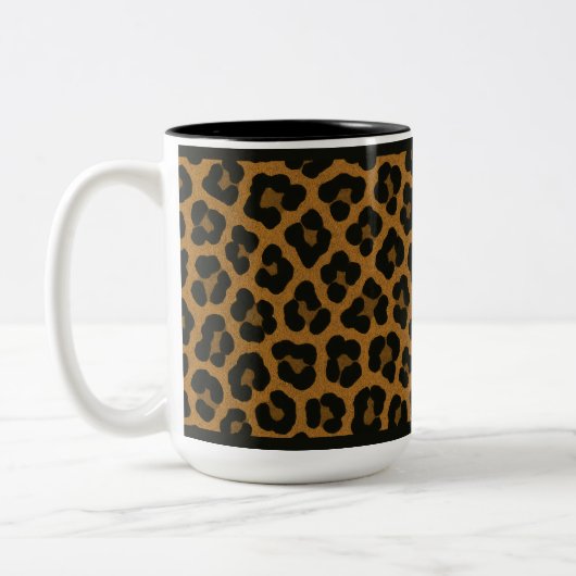 "LEOPARD PRINT" - 15 OZ. COFFEE MUG (Gauche)