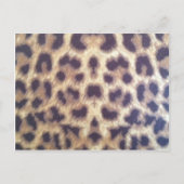 Leopard print #36884 briefkaart (Voorkant)