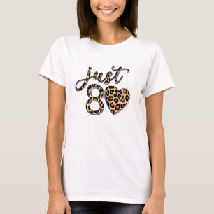 Leopard Print 80th Birthday T-Shirt