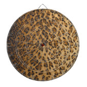 Leopard Print A monogram initiaal Dartbord (Voorkant)