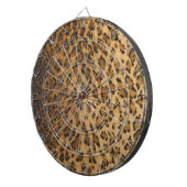Leopard Print A monogram initiaal Dartbord (Voorkant Rechts)