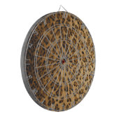 Leopard Print A monogram initiaal Dartbord (Voorkant Links)
