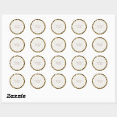 Leopard Print Aanpasbare Sticker (Vel)