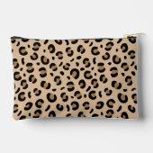 leopard print accessory bag, leopard print makeup  etui (Achterkant)