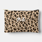 leopard print accessory bag, leopard print makeup  etui (Voorkant)