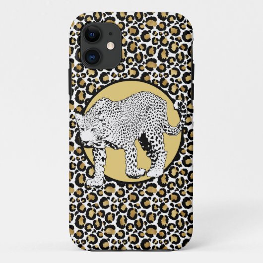 Leopard print all-over design Case-Mate iPhone case (Achterkant)