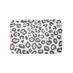 Leopard Print Animal Patroon Bath Mat