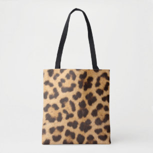 Leopard Print Animal Pattern Canvas tas