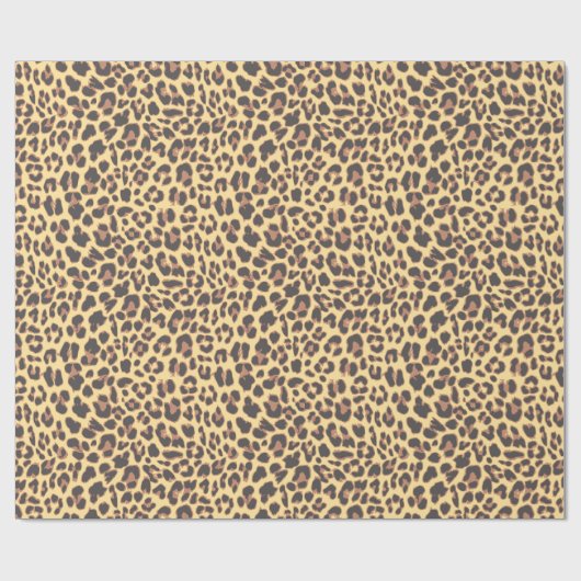 Leopard Print Animal Skin Patronen Cadeaupapier (Vlak)