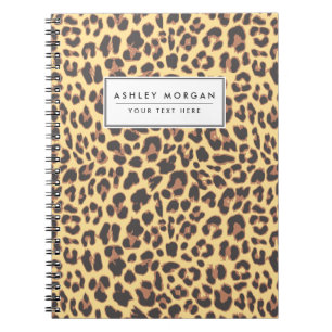 Leopard Print Animal Skin Patronen Notitieboek
