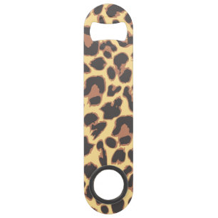 Leopard Print Animal Skin Patronen Speed Flessenopener
