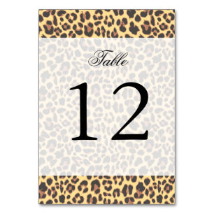 Leopard Print Animal Skin Patroon Kaart