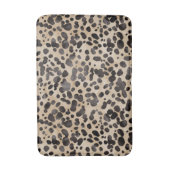 Leopard Print Bath Mat. Badmat (Voorkant Verticaal)