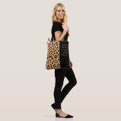 Leopard Print Beleef stijlvolle, moderne persoonli Draagtas (Op model)
