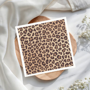 Leopard Print Birthday Servet