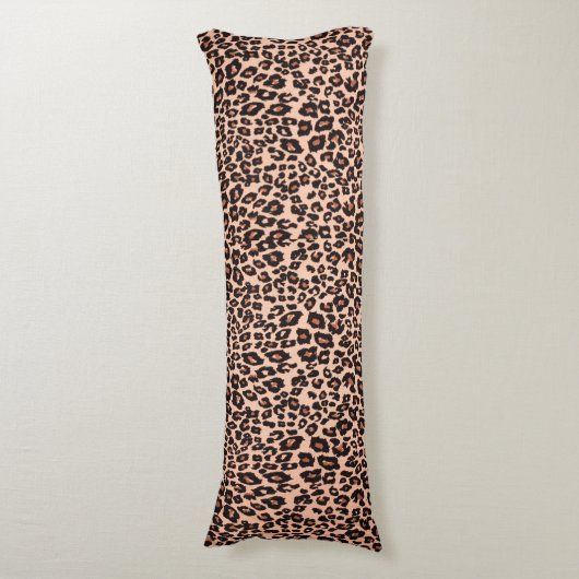 Leopard Print Body Pillow Lichaamskussen (Voorkant Verticaal)