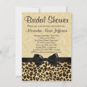 Leopard Print Bridal Shower Uitnodiging (Voorkant)