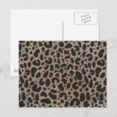 Leopard Print Briefkaart (Voorkant / Achterkant)