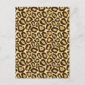 Leopard Print Briefkaart (Voorkant)
