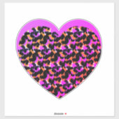 Leopard Print Car Decal Sticker (Vel)