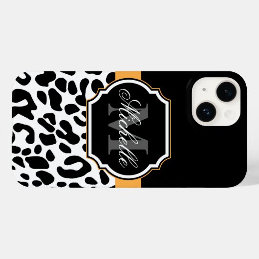 Leopard Print Case-Mate iPhone Case (Achterkant (horizontaal))