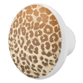 Leopard Print Ceramic Cabinet Knop (Rechts)