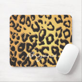 Leopard Print Cheetah Animal Glamour Muismat (Met muis)