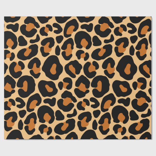 LEOPARD PRINT, CHEETAH SEAMLESS PATTERN JAGUAR CADEAUPAPIER (Vlak)