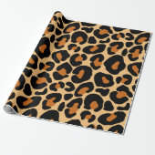 LEOPARD PRINT, CHEETAH SEAMLESS PATTERN JAGUAR CADEAUPAPIER (Uitgerold)