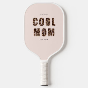 Leopard Print Cool mama   Naam Jaar Pickleball Paddle