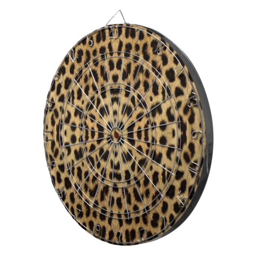 Leopard Print Dart Board Dartbord (Voorkant Rechts)