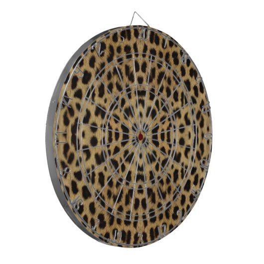 Leopard Print Dart Board Dartbord (Voorkant Links)